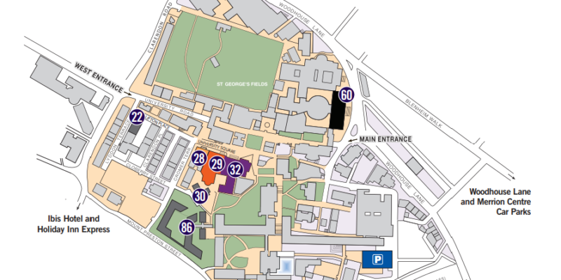 IMC 2022 On-Campus Accommodation Map