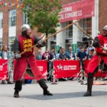 Combat demonstration by 3 Swords, IMC 2019